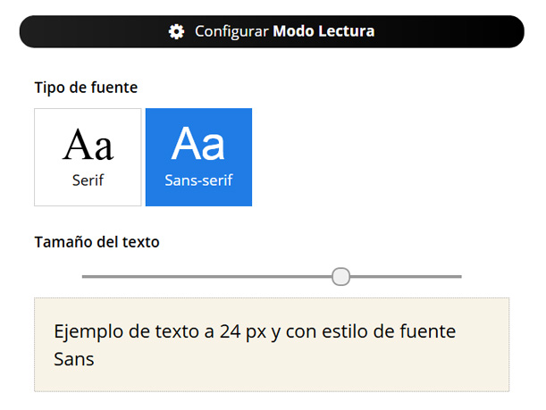 Detalle de las opciones (1/2)